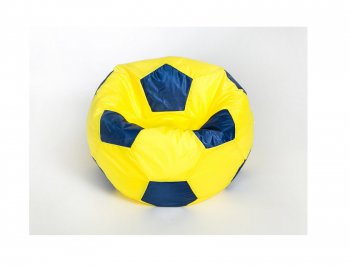 Кресло-мешок Мяч малый желто-синее в Тюмени - tyumen.mebel-74.com | фото