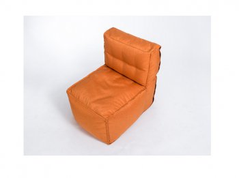 Модульное кресло Комфорт Колор прямое оранжевое в Тюмени - tyumen.mebel-74.com | фото