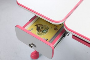 Парта-трансофрмер Amare Pink с выдвижным ящиком в Тюмени - tyumen.mebel-74.com | фото