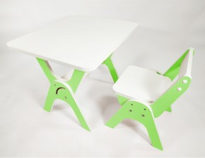 Детский растущий стол-парта и стул Я САМ "Умка" (Зеленый) в Тюмени - tyumen.mebel-74.com | фото