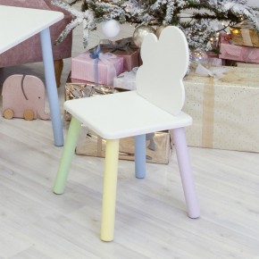 Детский стул Облачко (Белый/Белый/Цветной) в Тюмени - tyumen.mebel-74.com | фото