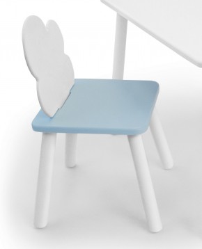 Детский стул Облачко (Белый/Голубой/Белый) в Тюмени - tyumen.mebel-74.com | фото