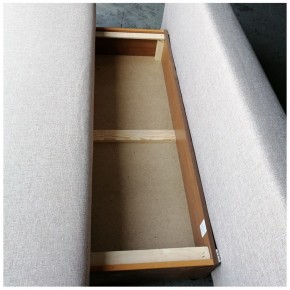 Диван-кровать Комфорт без подлокотников BALTIC AZURE (2 подушки) в Тюмени - tyumen.mebel-74.com | фото
