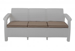 Диван Yalta Premium Sofa 3 Set (Ялта) белый (+подушки под спину) в Тюмени - tyumen.mebel-74.com | фото