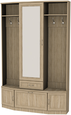 Шкаф для прихожей с зеркалом арт.600 в Тюмени - tyumen.mebel-74.com | фото