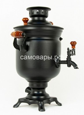 Электрический самовар "Черный Русский" матовая банка на 3 литра (Ограниченная серия) в Тюмени - tyumen.mebel-74.com | фото