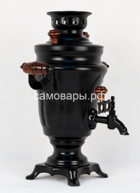 Электрический самовар "Черный Русский" матовый тюльпан на 1,5 литра. Ограниченная серия. в Тюмени - tyumen.mebel-74.com | фото