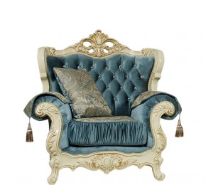 Комплект мягкой мебели Эсмеральда 3+1+1 (Бирюза) без механизма в Тюмени - tyumen.mebel-74.com | фото