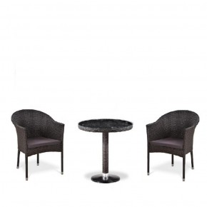 Комплект плетеной мебели T601/Y350A-W53 Brown (2+1) в Тюмени - tyumen.mebel-74.com | фото