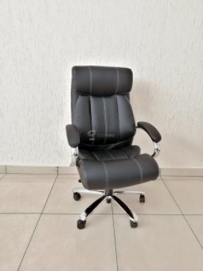 Кресло Barneo K-303 для руководителя (черная экокожа) в Тюмени - tyumen.mebel-74.com | фото