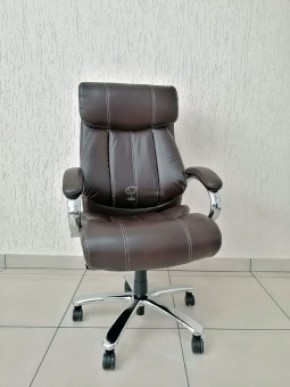 Кресло Barneo K-303 для руководителя (коричневая экокожа) в Тюмени - tyumen.mebel-74.com | фото