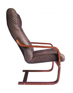 Кресло для отдыха (пружинка) Магнат 102-З-Ш замша ШОКОЛАД в Тюмени - tyumen.mebel-74.com | фото