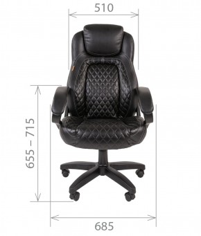 Кресло для руководителя  CHAIRMAN 432 (Экокожа черная) в Тюмени - tyumen.mebel-74.com | фото