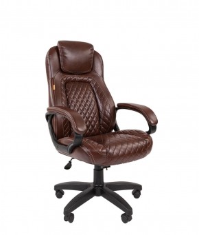 Кресло для руководителя  CHAIRMAN 432 (Экокожа коричневая) в Тюмени - tyumen.mebel-74.com | фото