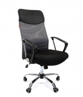 Кресло для руководителя CHAIRMAN 610 N(15-21 черный/сетка серый) в Тюмени - tyumen.mebel-74.com | фото