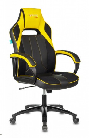 Кресло игровое Бюрократ VIKING 2 AERO YELLOW черный/желтый в Тюмени - tyumen.mebel-74.com | фото