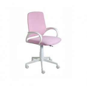 Кресло Ирис White сетка/ткань розовая в Тюмени - tyumen.mebel-74.com | фото