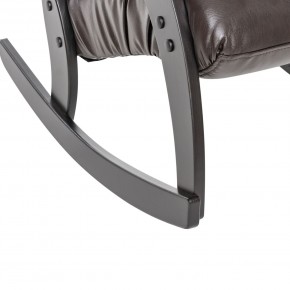 Кресло-качалка Модель 67 Венге, к/з Oregon perlamutr 120 в Тюмени - tyumen.mebel-74.com | фото