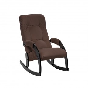 Кресло-качалка Модель 67 Венге, ткань V 26 в Тюмени - tyumen.mebel-74.com | фото