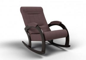 Кресло-качалка Венето 13-Т-КМ (ткань/венге) КОФЕ С МОЛОКОМ в Тюмени - tyumen.mebel-74.com | фото