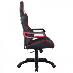 Кресло компьютерное BRABIX Nitro GM-001 (ткань/экокожа) черное, вставки красные (531816) в Тюмени - tyumen.mebel-74.com | фото