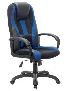 Кресло компьютерное BRABIX PREMIUM "Rapid GM-102" (экокожа/ткань, черное/синее) 532106 в Тюмени - tyumen.mebel-74.com | фото