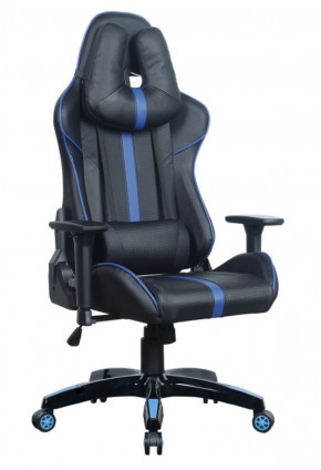 Кресло компьютерное BRABIX "GT Carbon GM-120" (черное/синее) 531930 в Тюмени - tyumen.mebel-74.com | фото