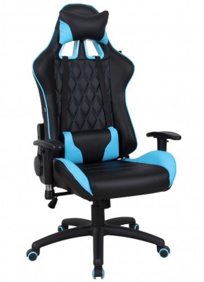 Кресло компьютерное BRABIX "GT Master GM-110" (черное/голубое) 531928 в Тюмени - tyumen.mebel-74.com | фото