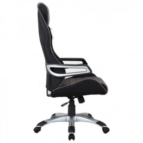 Кресло компьютерное BRABIX Techno GM-002 (ткань) черное/серое, вставки белые (531815) в Тюмени - tyumen.mebel-74.com | фото