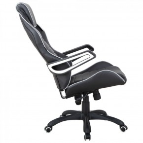 Кресло компьютерное BRABIX Techno Pro GM-003 (экокожа черное/серое, вставки серые) 531814 в Тюмени - tyumen.mebel-74.com | фото