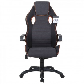 Кресло компьютерное BRABIX Techno Pro GM-003 (ткань черное/серое, вставки оранжевые) 531813 в Тюмени - tyumen.mebel-74.com | фото