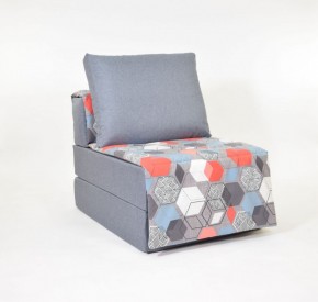 Кресло-кровать бескаркасное Харви (серый-геометрия слейт) в Тюмени - tyumen.mebel-74.com | фото