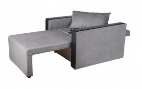 Кресло-кровать Милена с подлокотниками (серый) Велюр в Тюмени - tyumen.mebel-74.com | фото