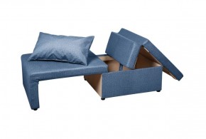 Кресло-кровать Милена (синий) Велюр в Тюмени - tyumen.mebel-74.com | фото
