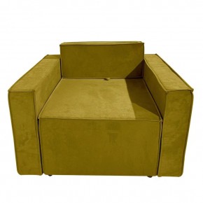 Кресло-кровать Принц КК1-ВГ (велюр горчичный) в Тюмени - tyumen.mebel-74.com | фото