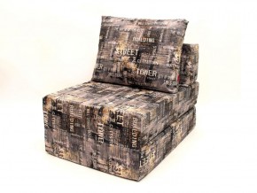 Кресло-кровать-пуф бескаркасное Окта (Велюр принт 2) в Тюмени - tyumen.mebel-74.com | фото