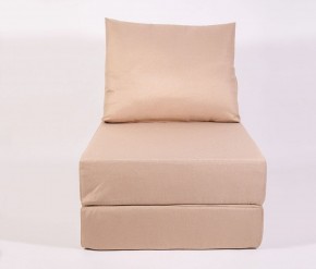 Кресло-кровать-пуф бескаркасное Прайм (Бежевый песочный) в Тюмени - tyumen.mebel-74.com | фото