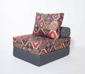 Кресло-кровать-пуф бескаркасное Прайм (мехико серый-графит) в Тюмени - tyumen.mebel-74.com | фото