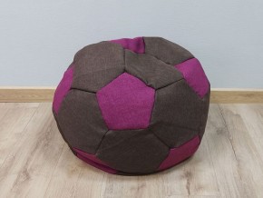 Кресло-мешок Мяч S (Savana Chocolate-Savana Berry) в Тюмени - tyumen.mebel-74.com | фото