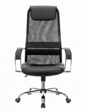 Кресло офисное BRABIX PREMIUM "Stalker EX-608 CH" (хром, ткань-сетка/кожзам, черное) 532091 в Тюмени - tyumen.mebel-74.com | фото