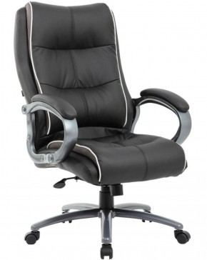 Кресло офисное BRABIX PREMIUM "Strong HD-009" (экокожа черная, ткань серая) 531945 в Тюмени - tyumen.mebel-74.com | фото