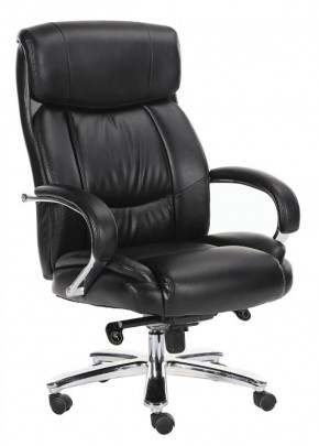 Кресло офисное BRABIX "Direct EX-580" (хром/рециклированная кожа/черное) 531824 в Тюмени - tyumen.mebel-74.com | фото