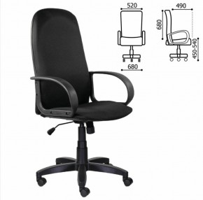 Кресло офисное BRABIX "Praktik EX-279" (ткань JP/кожзам, черное) 532019 в Тюмени - tyumen.mebel-74.com | фото
