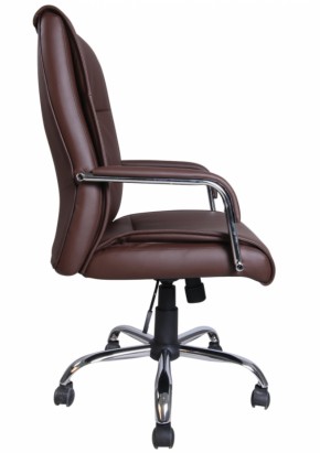 Кресло офисное BRABIX "Space EX-508" (экокожа, хром, коричневое) 531164 в Тюмени - tyumen.mebel-74.com | фото