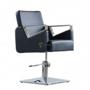 Кресло парикмахерское Barneo 6300V5 черное в Тюмени - tyumen.mebel-74.com | фото