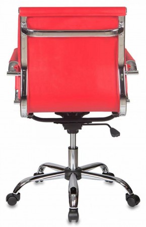 Кресло руководителя Бюрократ CH-993-LOW/RED красный в Тюмени - tyumen.mebel-74.com | фото