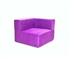 Кресло-угловое-модуль бескаркасное Тетрис 30 (Фиолетовый) в Тюмени - tyumen.mebel-74.com | фото