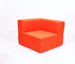 Кресло-угловое-модуль бескаркасное Тетрис 30 (Оранжевый) в Тюмени - tyumen.mebel-74.com | фото