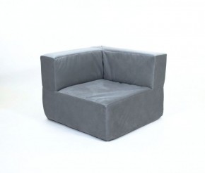 Кресло-угловое-модуль бескаркасное Тетрис 30 (Серый) в Тюмени - tyumen.mebel-74.com | фото