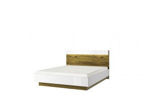 Кровать 160 с подъемником, TORINO, цвет белый/Дуб наварра в Тюмени - tyumen.mebel-74.com | фото